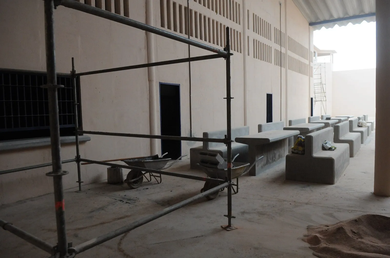 Instalações do novo presídio do Complexo Penitenciário da Papuda, projetado para abrigar 3,2 mil internos, em Brasília.